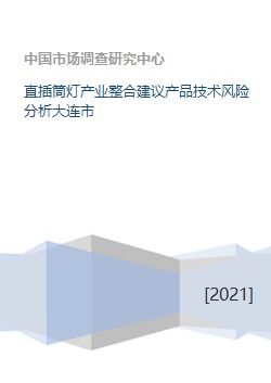 大连市直插筒灯产业整合升级建议与技术风险分析